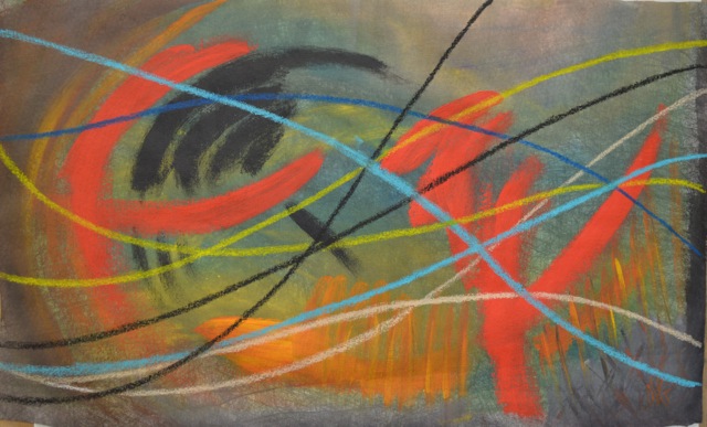 An abstract painting.