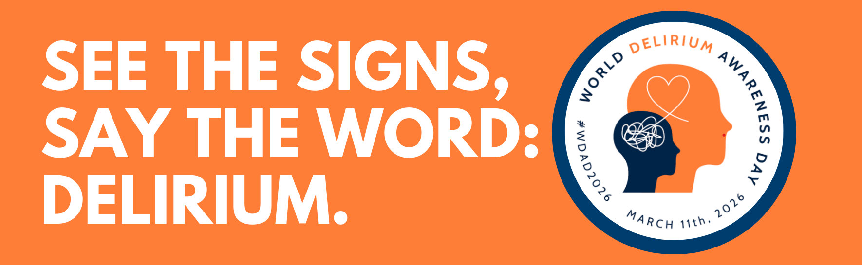 See the signs, say the word, Delirium