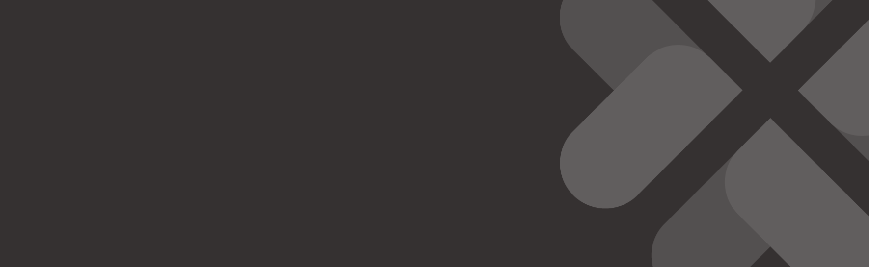 Dark grey background with logo